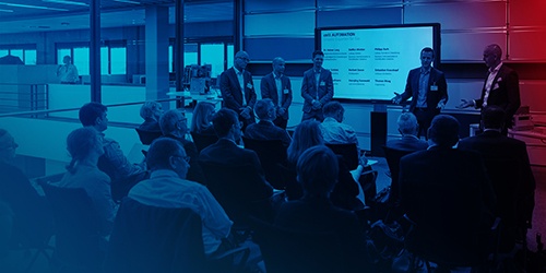 Trade press conference at Bosch Rexroth in Ulm, Germany, Topic: ctrlX AUTOMATION
